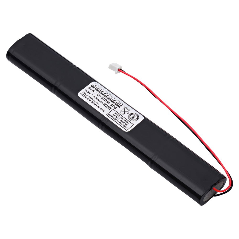 Replacement Emergency Lighting Battery For Lithonia BBAT0043A and more!